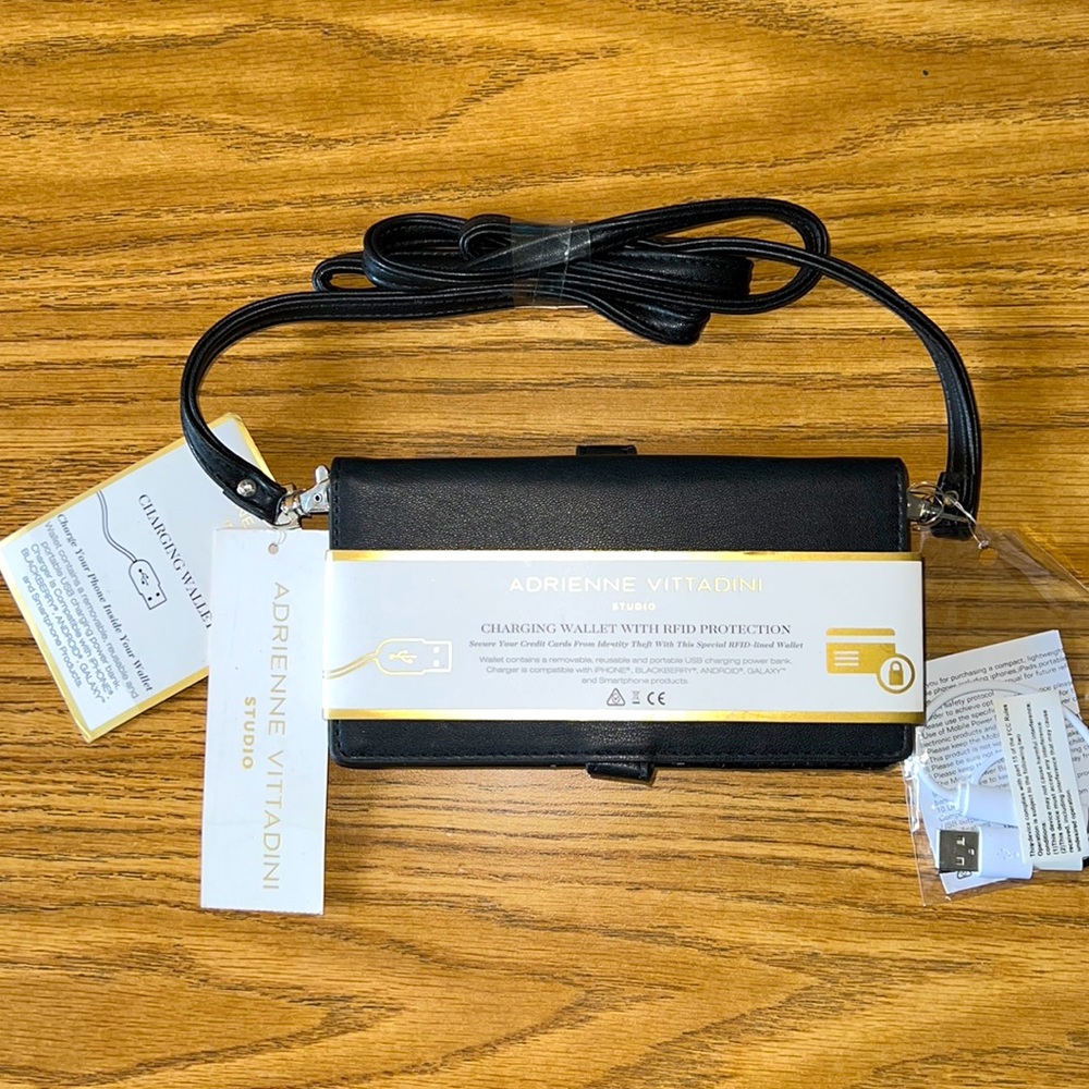 Addrienne Vittadini Charging Wallet with RFID Protection